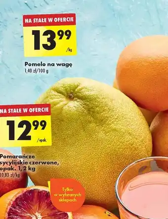 Biedronka Pomelo na wagę 1 kg oferta