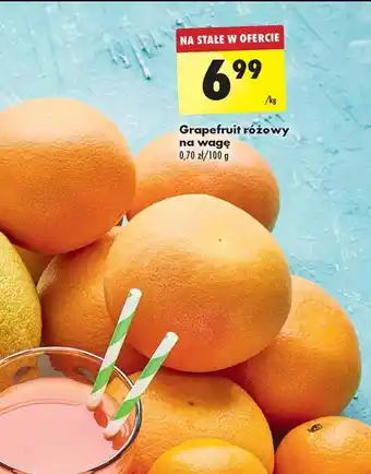 Biedronka Grapefruit różowy na wagę 1 kg oferta