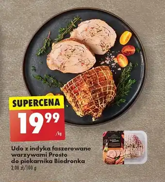 Biedronka Udo z indyka faszerowane warzywami Prosto do piekarnika Biedronka 1 kg oferta
