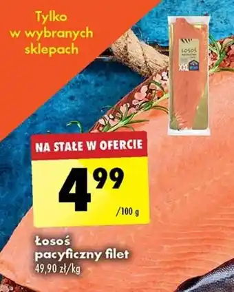 Biedronka Łosoś pacyficzny filet 100 g oferta