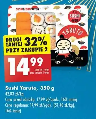 Biedronka Sushi Yaruto, 350 g oferta