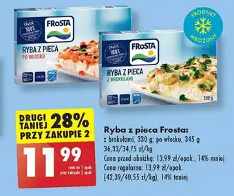 Biedronka Ryba z pieca Frosta 300-345 g oferta