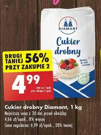 Biedronka Cukier drobny Diamant, 1 kg oferta