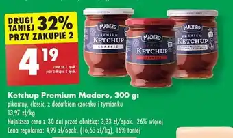 Biedronka Ketchup Premium Madero, 300 g oferta