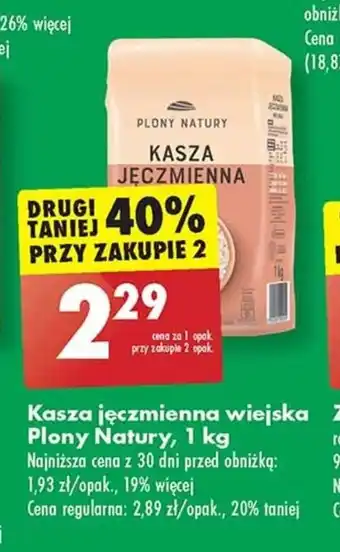 Kasza jęczmienna wiejska Natury, 4 x 100 g