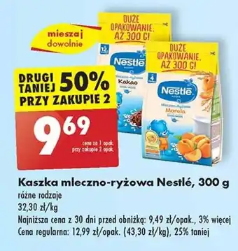 Biedronka Kaszka mleczno-ryżowa Nestlé, 300 g oferta