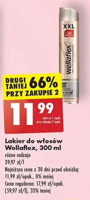Biedronka Lakier do włosów Wellaflex, 300 ml oferta