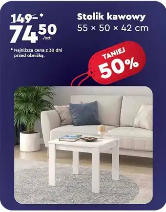 Biedronka Stolik kawowy 55 x 50 x 42 cm oferta