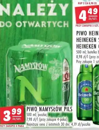 Stokrotka PIWO NAMYSŁÓW PILS 500 ml oferta