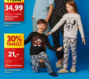 Lidl Piżama dziecięca oferta