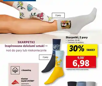 Lidl Skarpetki 2 pary oferta