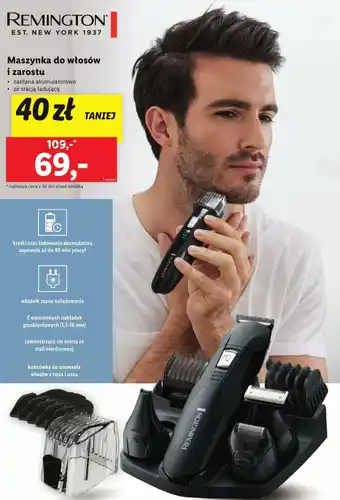Lidl REMINGTON Maszynka do włosów i zarostu oferta