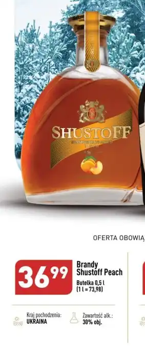 ALDI Brandy Shustoff Peach 0,5l oferta