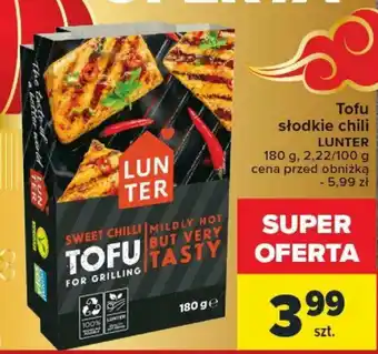 Carrefour Tofu słodkie chili LUNTER 180g oferta