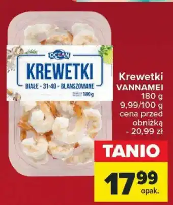 Carrefour Krewetki VANNAMEI 180g oferta