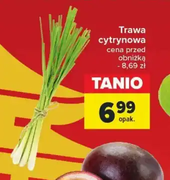 Carrefour Trawa cytrynowa oferta