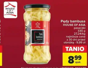 Carrefour Pędy bambusa HOUSE OF ASIA 330g oferta