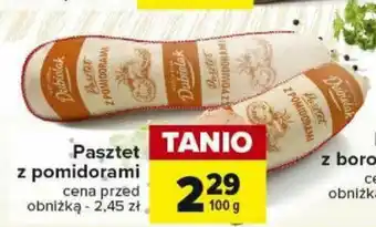 Carrefour Pasztet z pomidorami 100g oferta