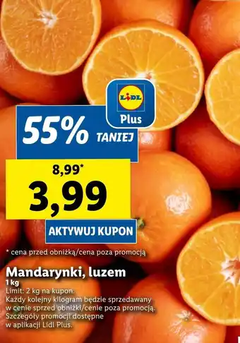 Lidl Mandarynki Lidl oferta
