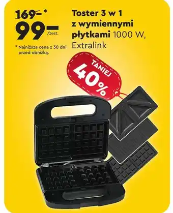 Biedronka Toster Extralink oferta