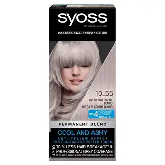 Drogerie Laboo Syoss Farba do włosów ultra platynowy blond 10-55 oferta
