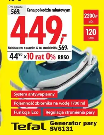 Media Expert Generator pary Tefal oferta