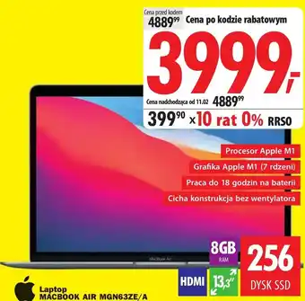 Media Expert Laptop Apple oferta