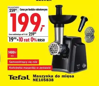 Media Expert Maszynka do mielenia mięsa Tefal oferta
