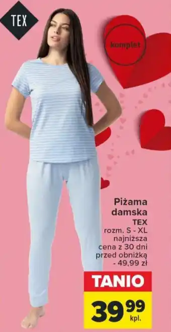 Carrefour Market Piżama damska oferta