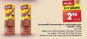 Biedronka Herbatniki San oferta