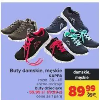 Carrefour Buty damskie, męskie KAPPA oferta