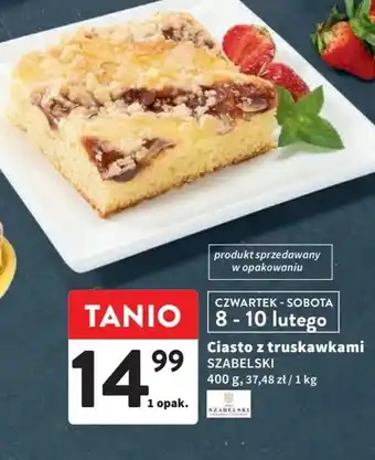 Intermarche Ciasto z truskawkami 400 g oferta