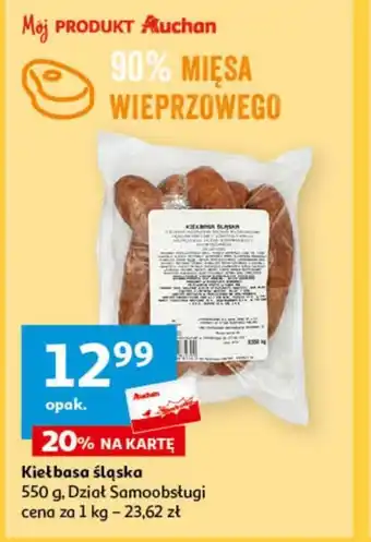 Auchan Kiełbasa Śląska oferta