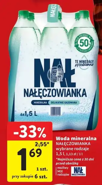 Intermarche Woda mineralna 1,5 L oferta
