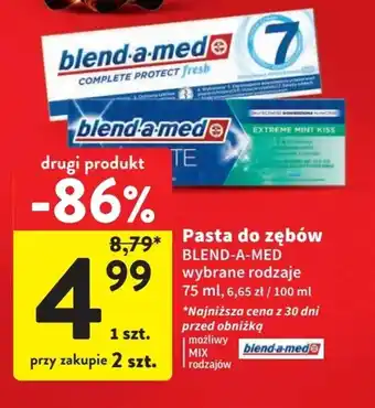 Intermarche Pasta do zębów 75 ml oferta