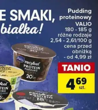 Carrefour Pudding proteinowy VALIO 180-185g oferta