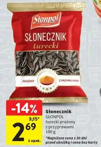 Intermarche Słonecznik 100 g oferta