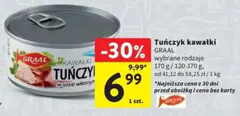 Intermarche Tuńczyk kawałki 170 g oferta
