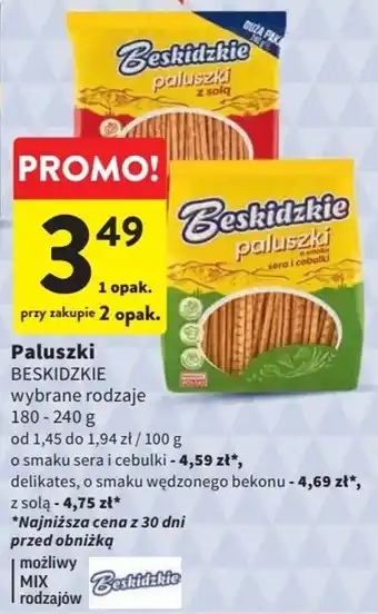 Intermarche Paluszki 180-240 g oferta