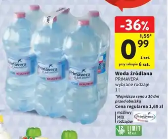 Intermarche Woda źródlana 1 L oferta