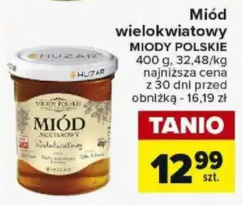 Carrefour Miód wielokwiatowy MIODY POLSKIE 400 g oferta