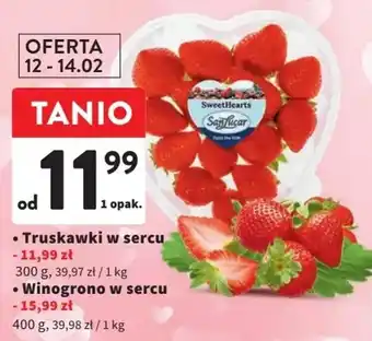 Intermarche Truskawki w sercu/Winogrono w sercu oferta