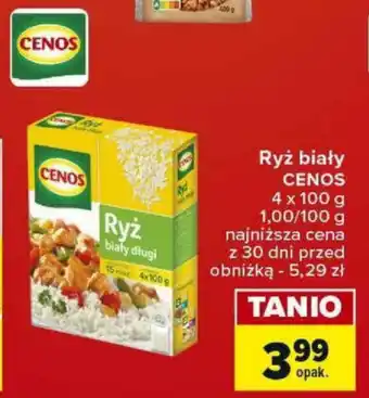 Carrefour Ryż biały CENOS 4 x 100 g oferta