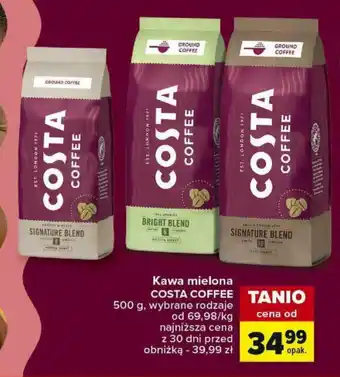 Carrefour Kawa mielona COSTA COFFEE 500 g oferta
