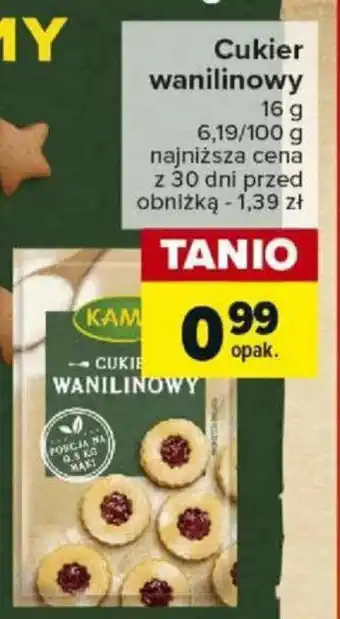 Carrefour Cukier wanilinowy 16 g oferta