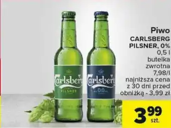 Carrefour Piwo CARLSBERG PILSNER 0% 0,5l oferta