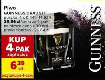 Carrefour Piwo GUINNESS DRAUGHT 0,44l oferta