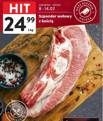 Intermarche Szponder wołowy z kością 1 kg oferta