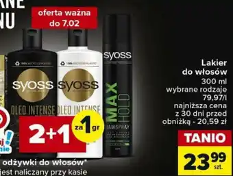 Carrefour Lakier do włosów 300ml oferta