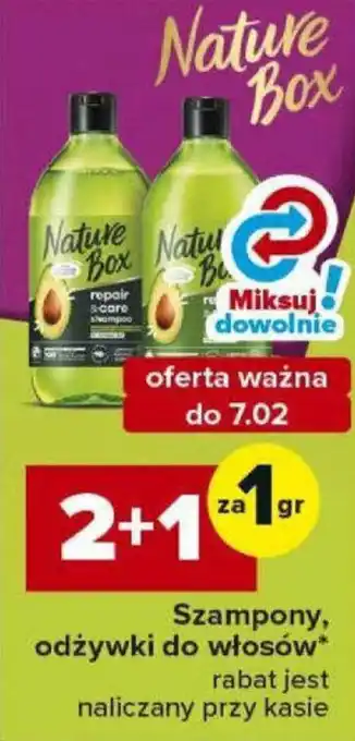 Carrefour Szampony, odżywki do włosów oferta